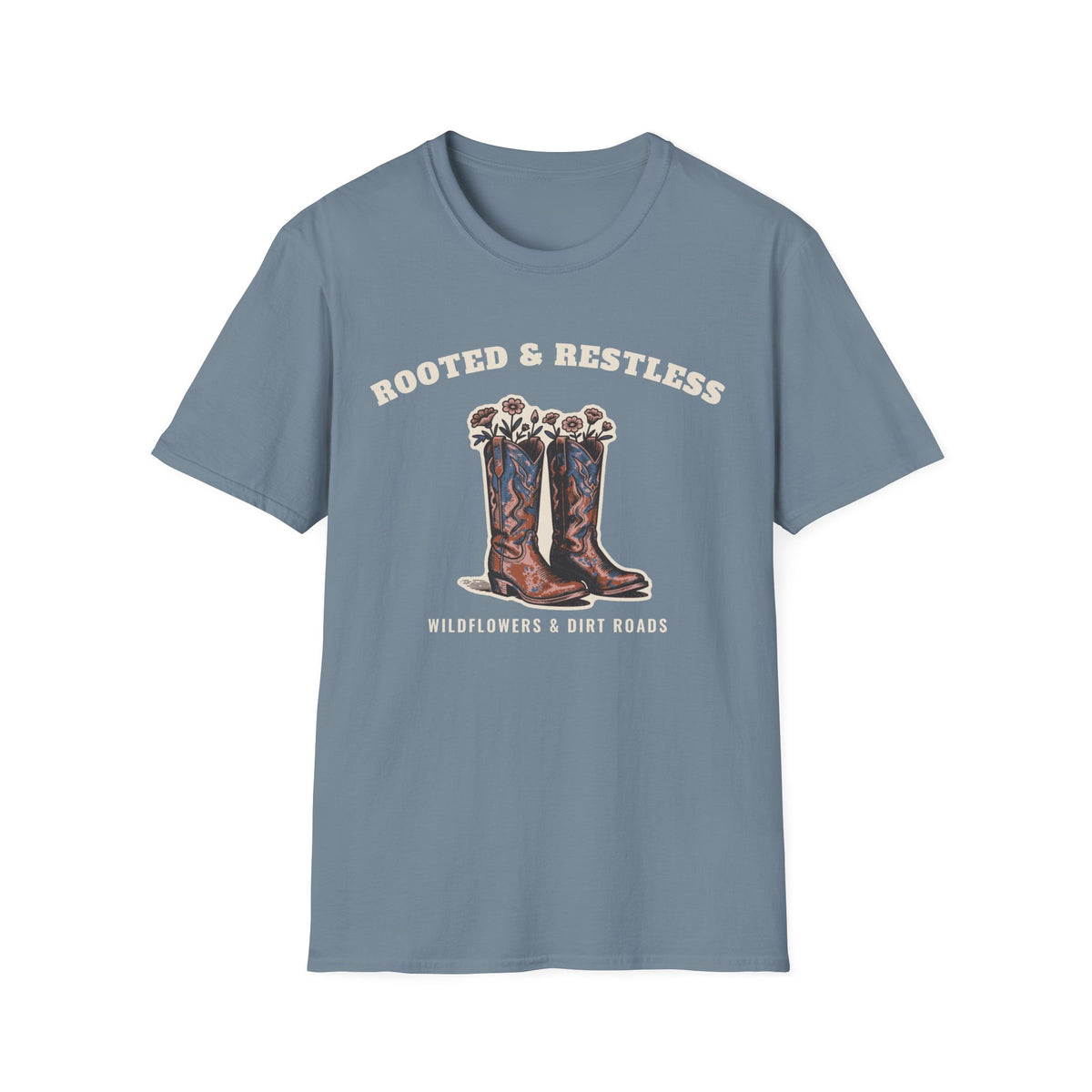Rooted & Restless Tee – Everyday Softstyle