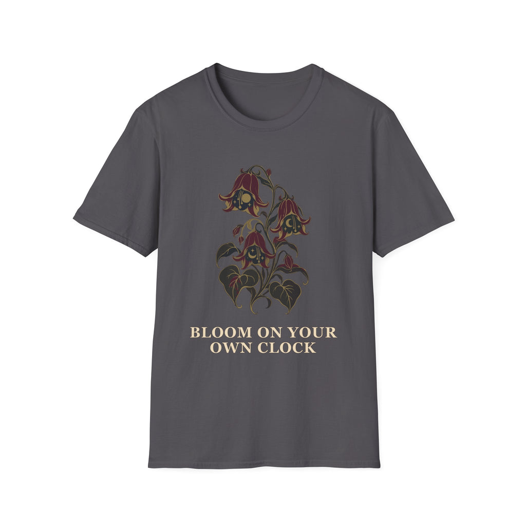 Bloom on Your Own Clock Tee – Everyday Softstyle