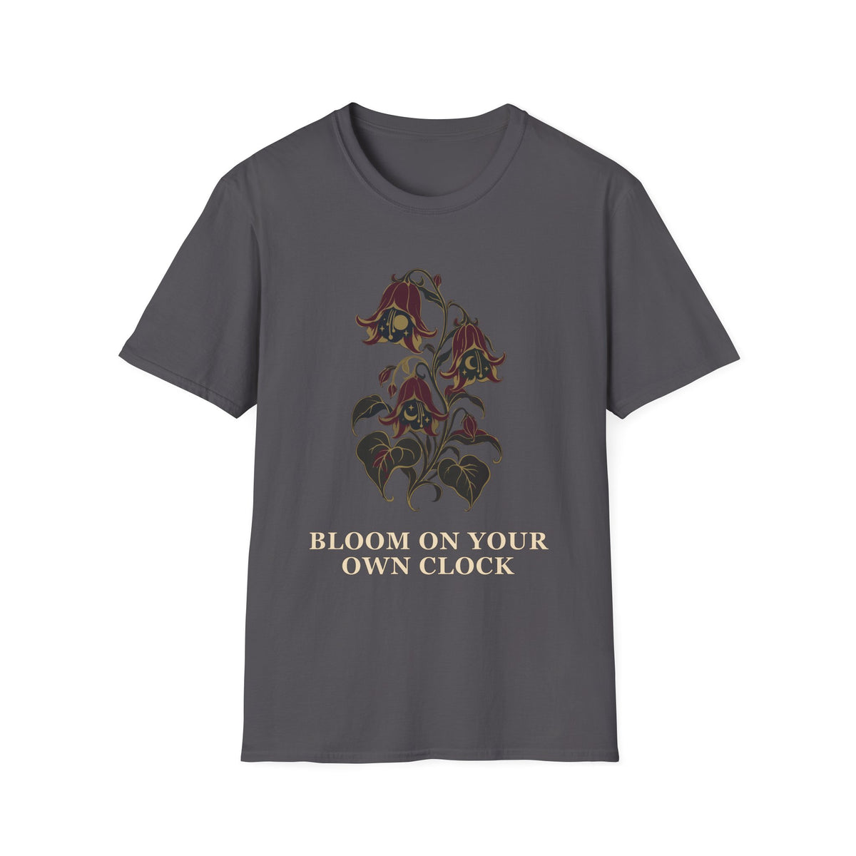 Bloom on Your Own Clock Tee – Everyday Softstyle