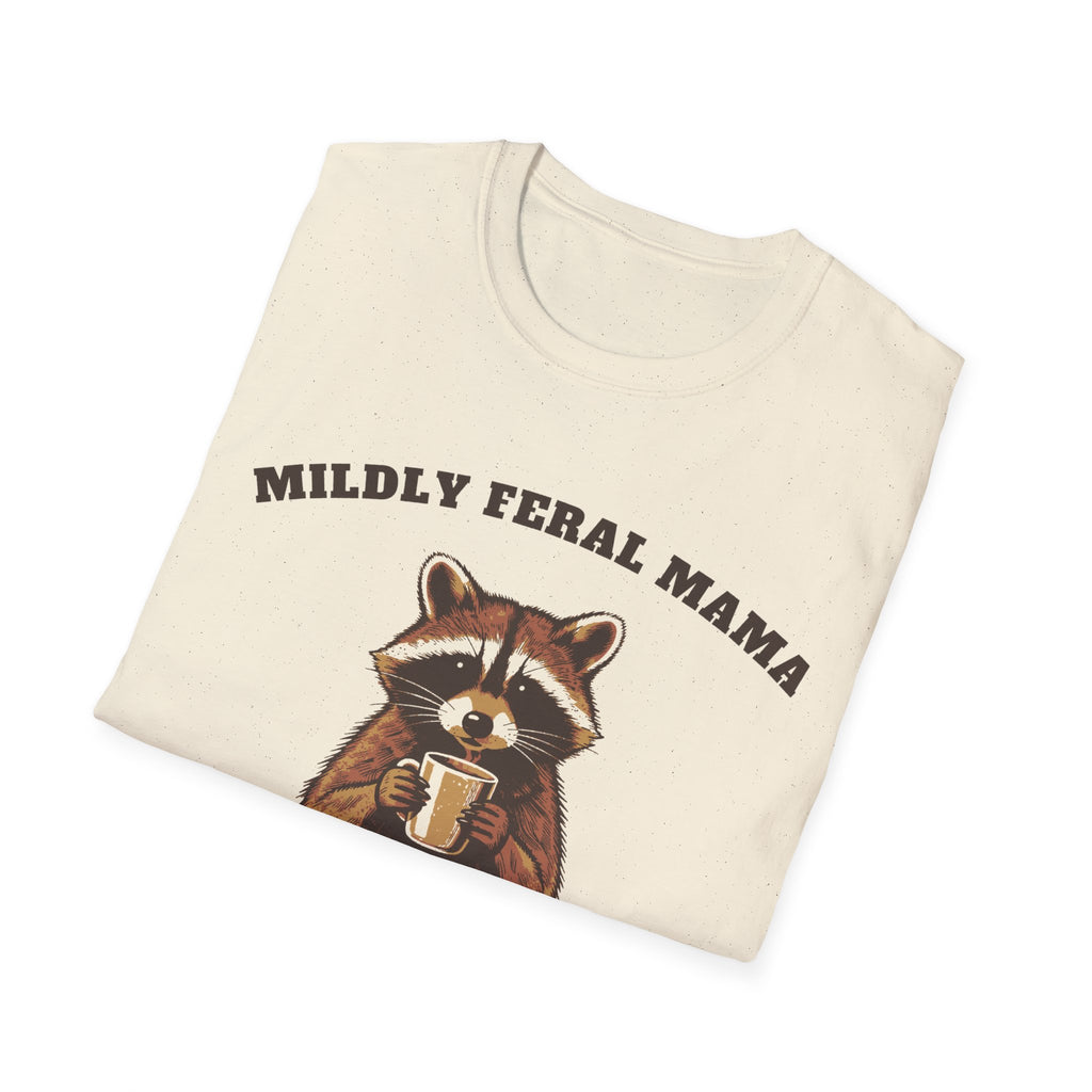 Mildly Feral Mama Tee – Everyday Softstyle