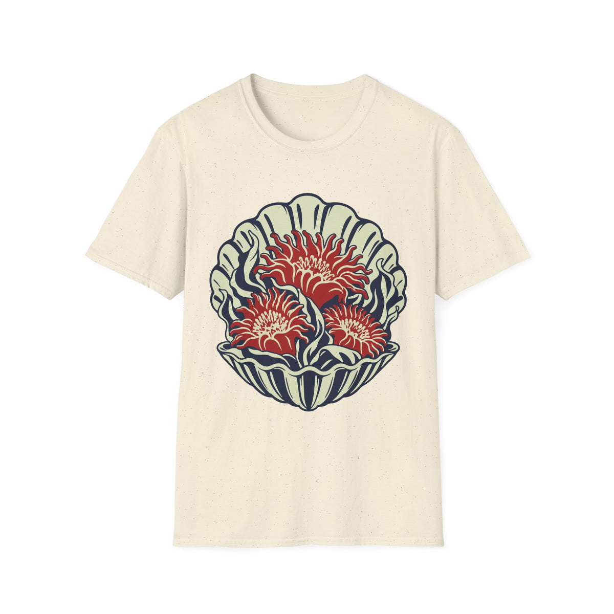 Sea Anemone Shell Tee – Everyday Softstyle