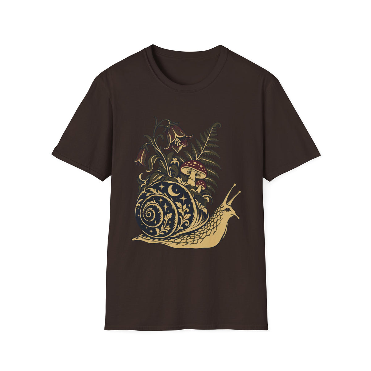Night Garden Snail Tee – Everyday Softstyle