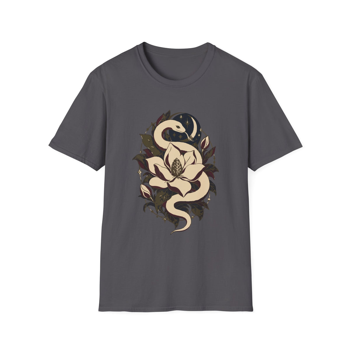 Serpent and Magnolia Tee – Everyday Softstyle