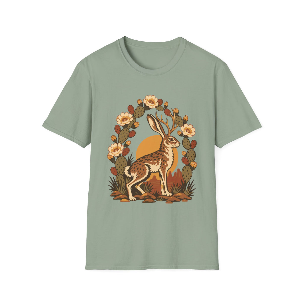 Desert Jackalope Tee – Everyday Softstyle