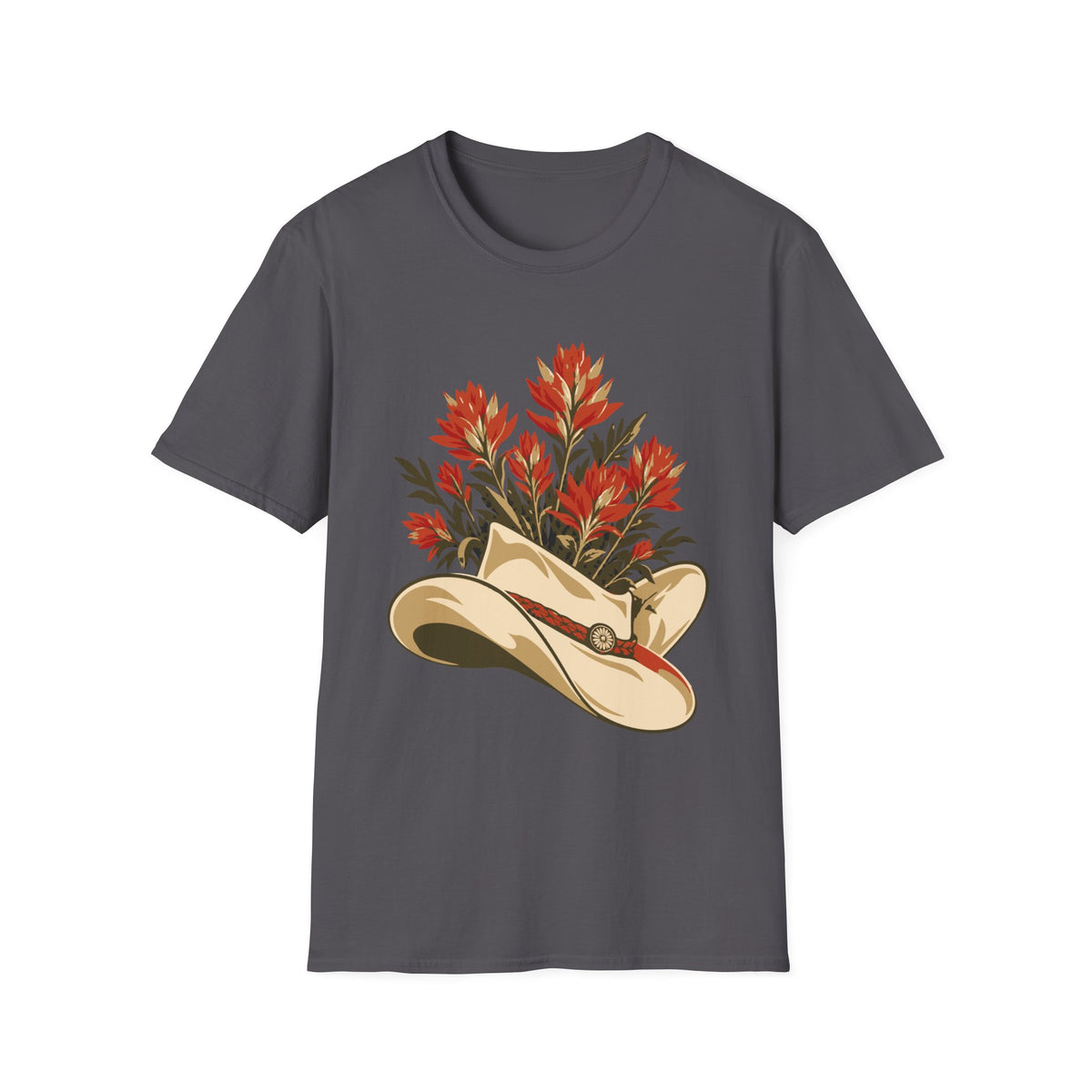Wildflower Cowboy Hat Tee – Everyday Softstyle