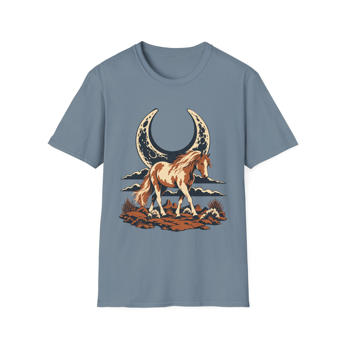 Moonlit Mustang Tee – Everyday Softstyle