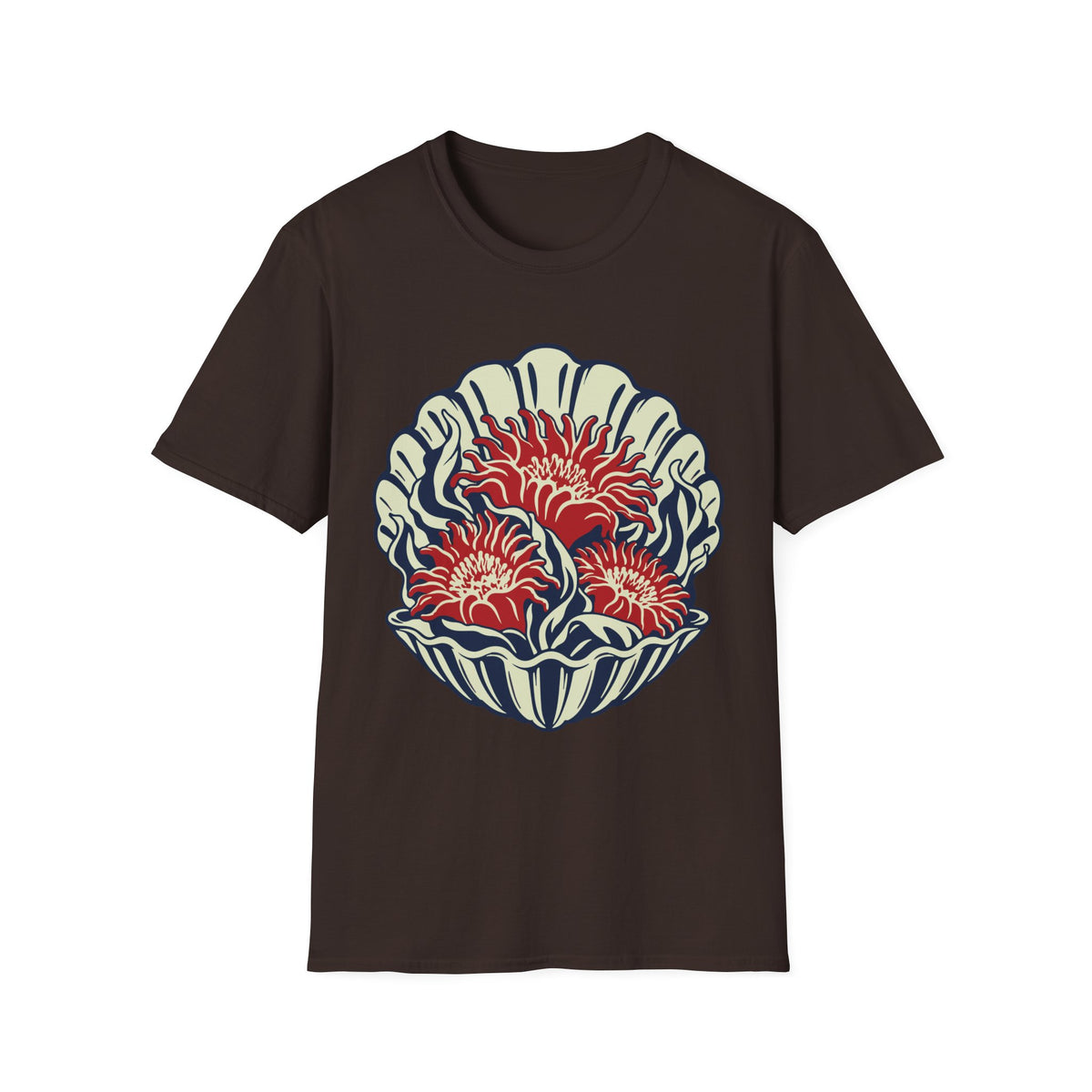 Sea Anemone Shell Tee – Everyday Softstyle