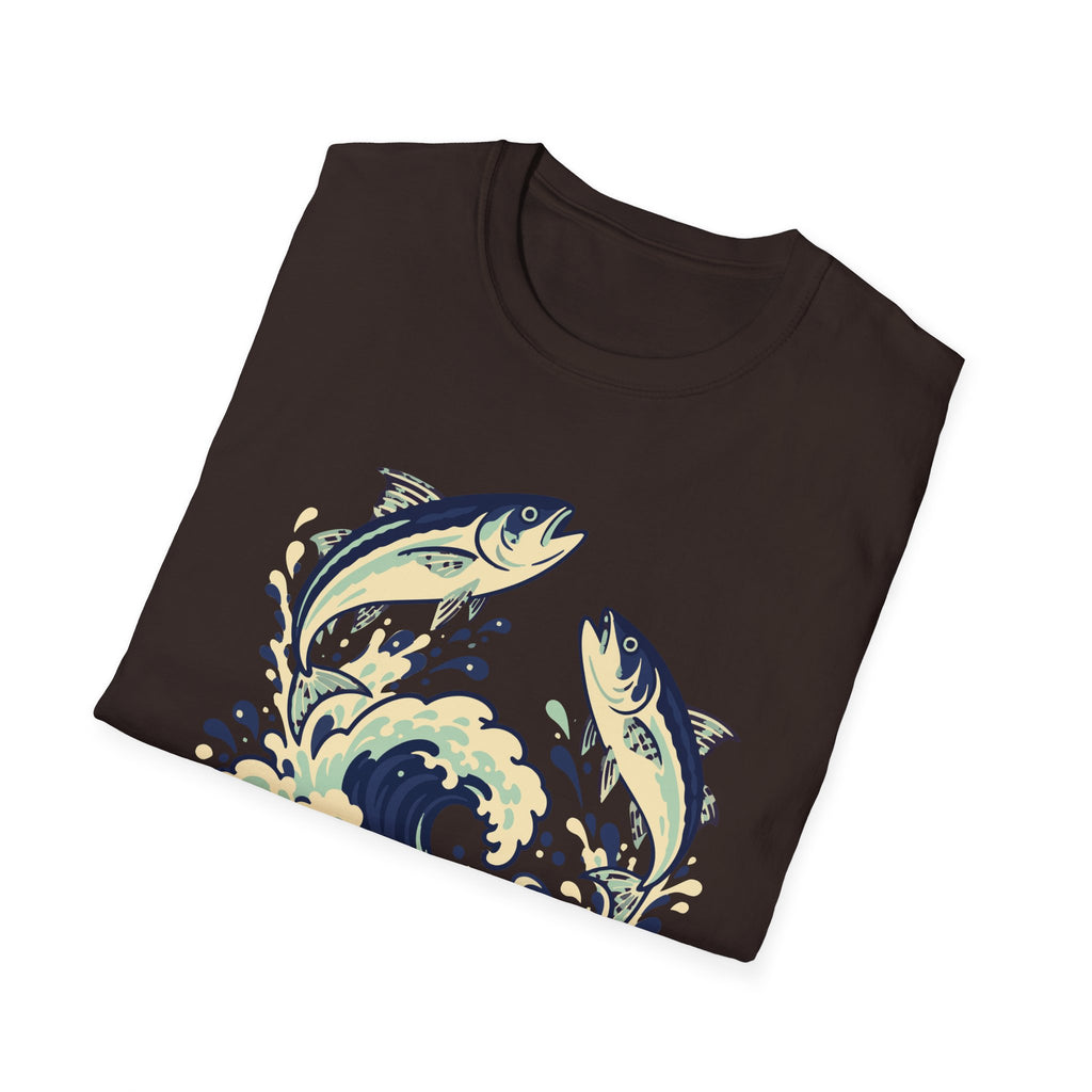 Leaping Fish Wave Bowl Tee – Everyday Softstyle