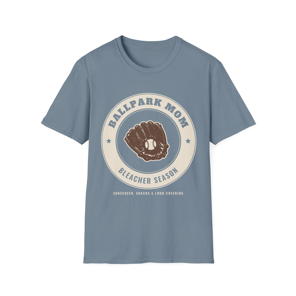 Ballpark Mom Tee – Everyday Softstyle