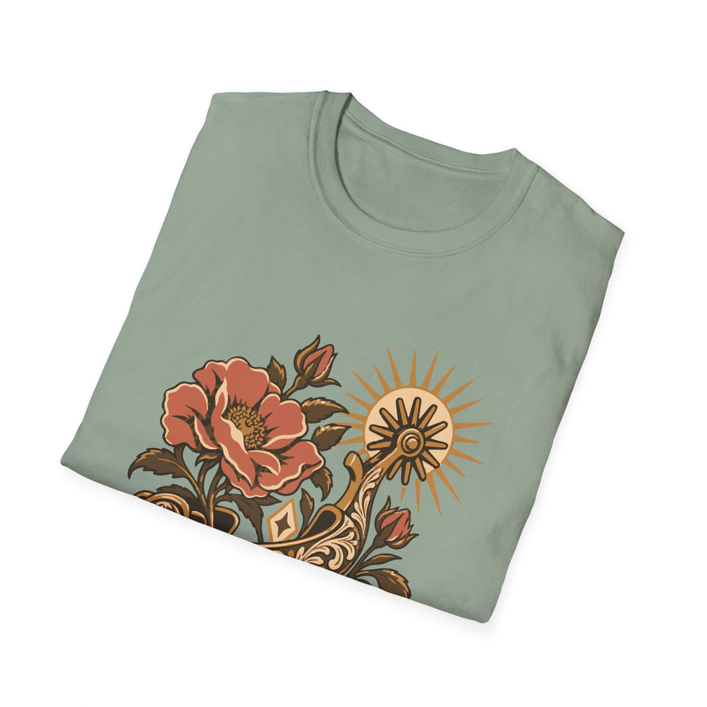 Western Rose Spur Tee – Everyday Softstyle