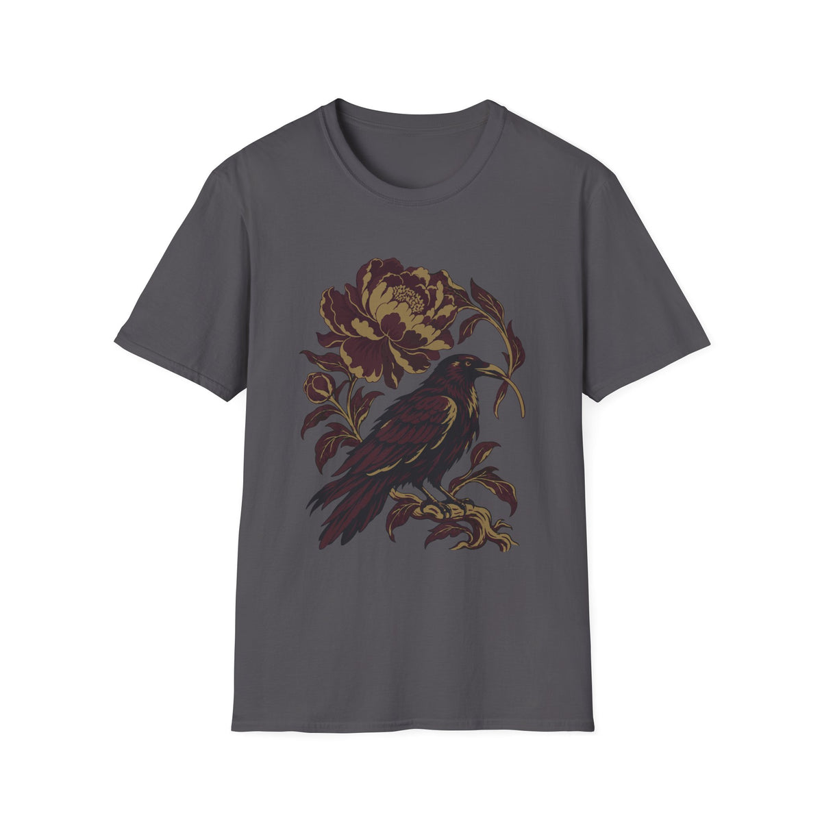 Raven and Peony Tee – Everyday Softstyle