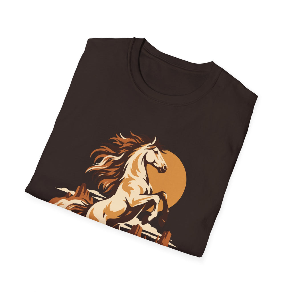 Mustang Sunset Tee – Everyday Softstyle