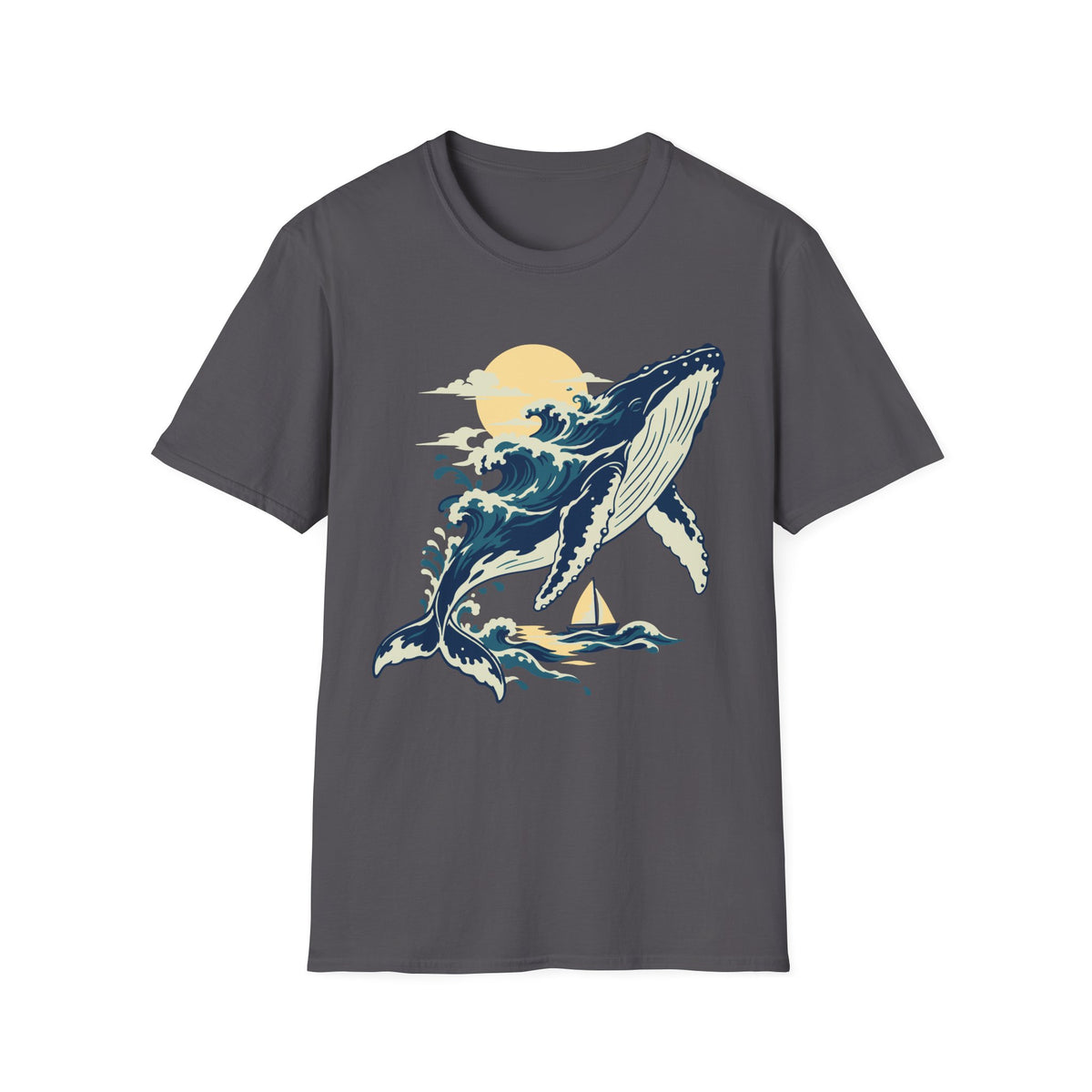 Breaching Humpback Tee – Everyday Softstyle