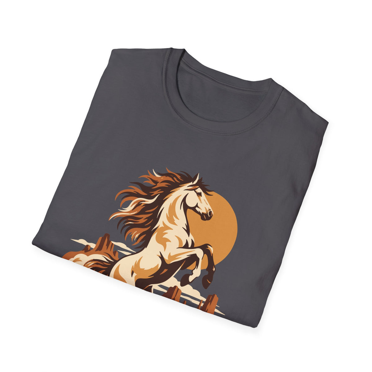 Mustang Sunset Tee – Everyday Softstyle