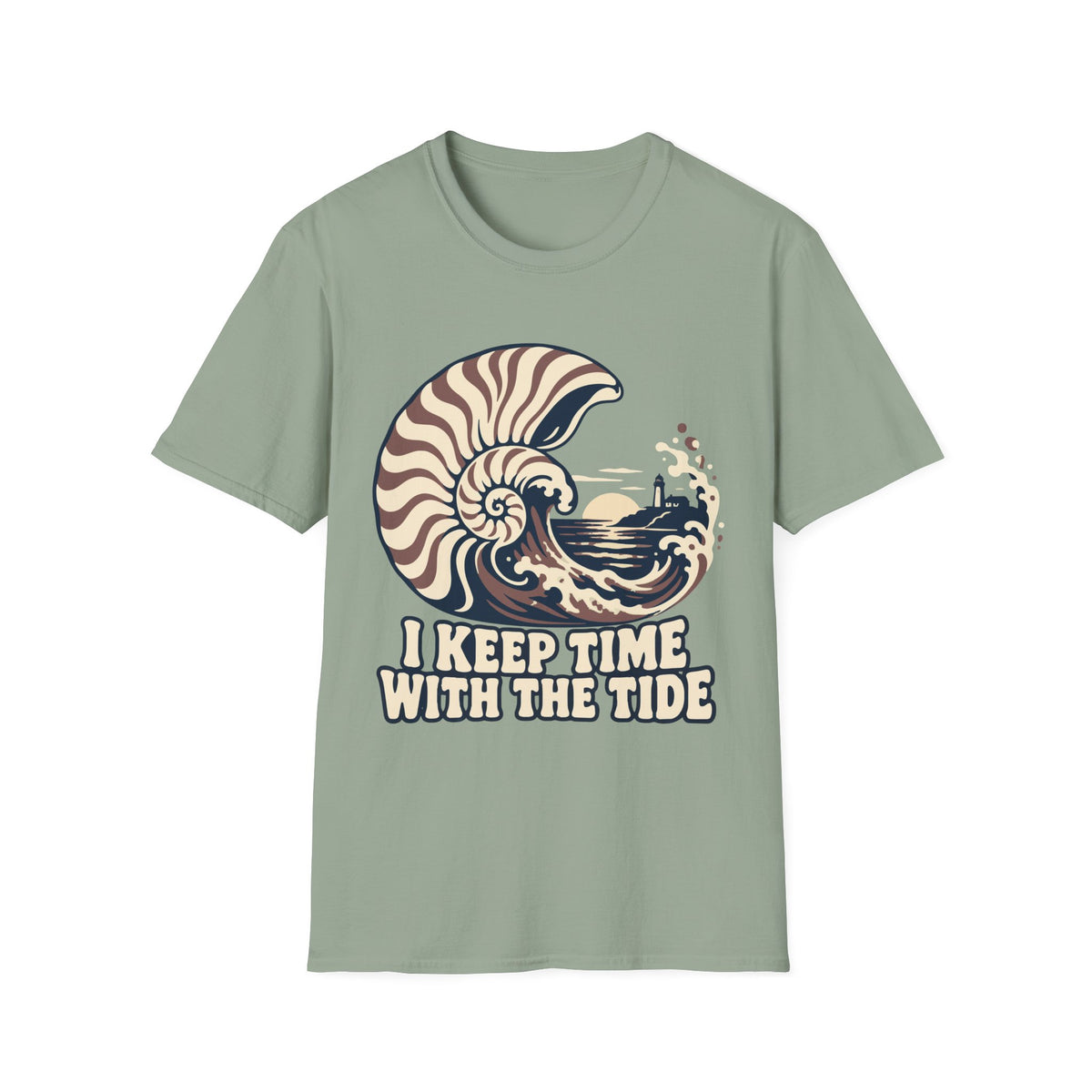 I Keep Time with the Tide Tee – Everyday Softstyle