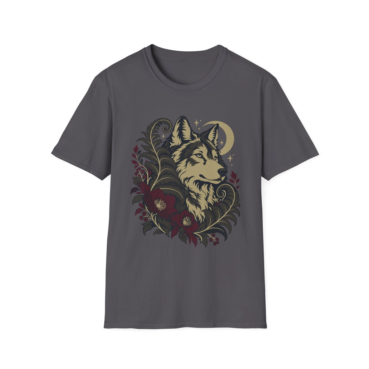 Moonlit Wolf Tee – Everyday Softstyle