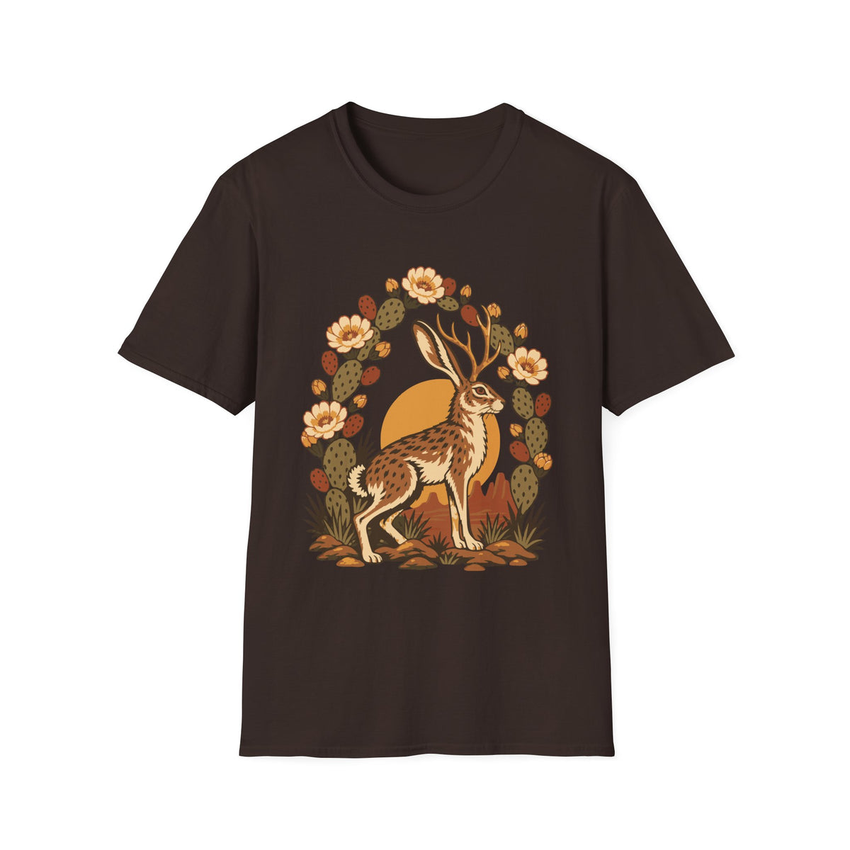 Desert Jackalope Tee – Everyday Softstyle