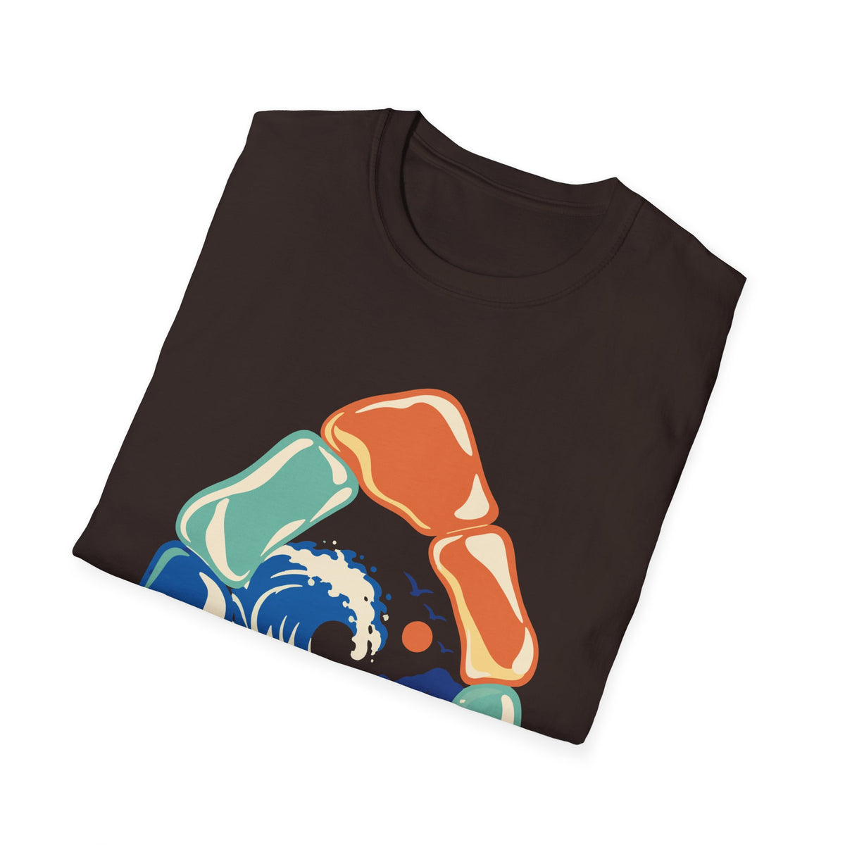 Sea Glass Wave Tee – Everyday Softstyle
