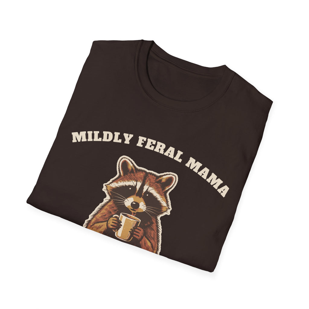 Mildly Feral Mama Tee – Everyday Softstyle