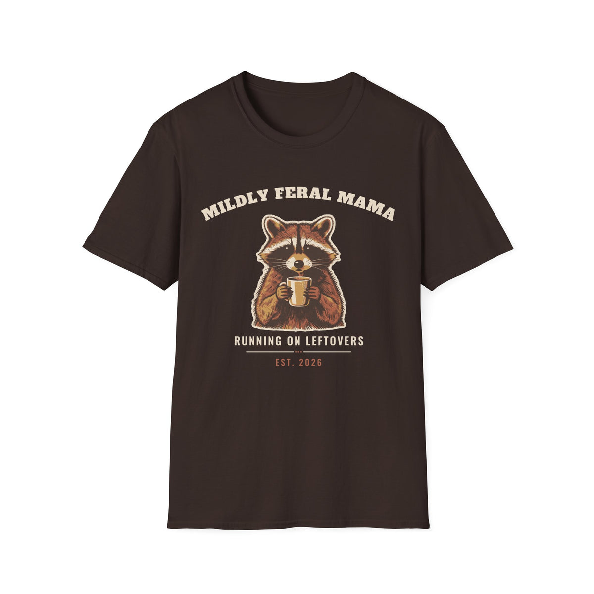 Mildly Feral Mama Tee – Everyday Softstyle