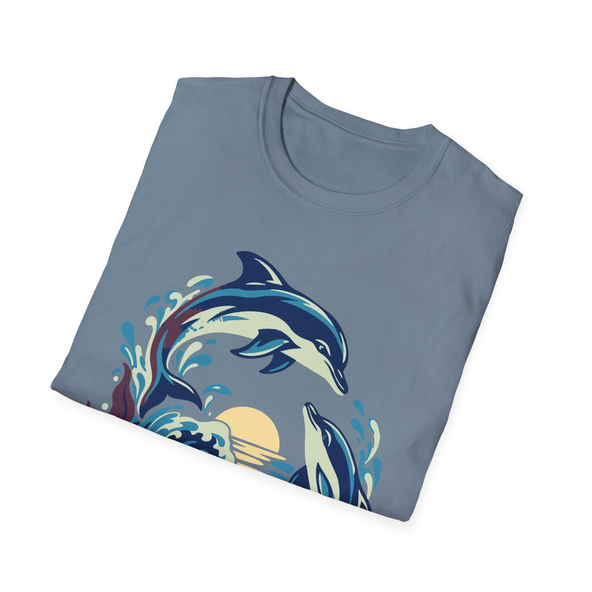 Dolphin Wave Tee – Everyday Softstyle