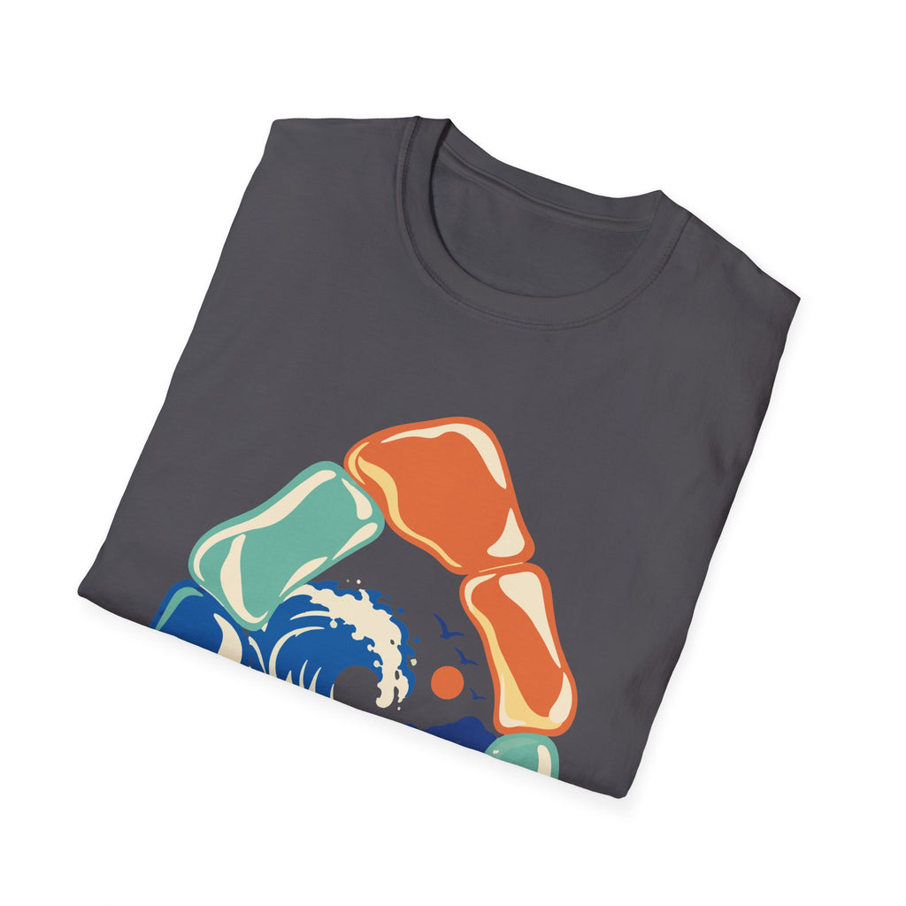 Sea Glass Wave Tee – Everyday Softstyle