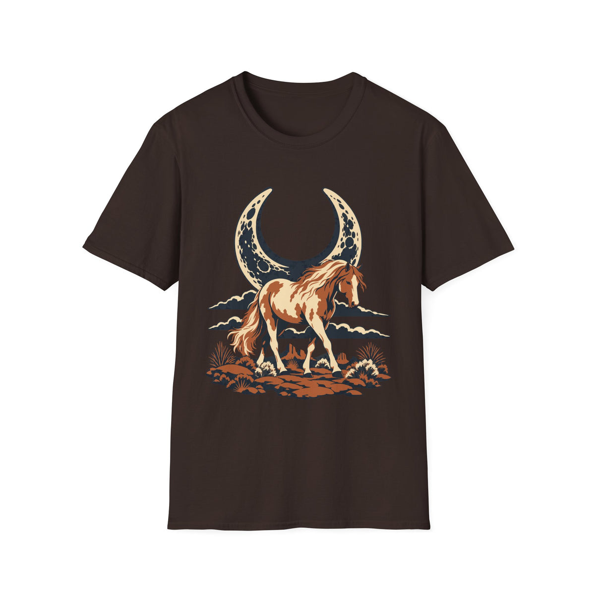 Moonlit Mustang Tee – Everyday Softstyle