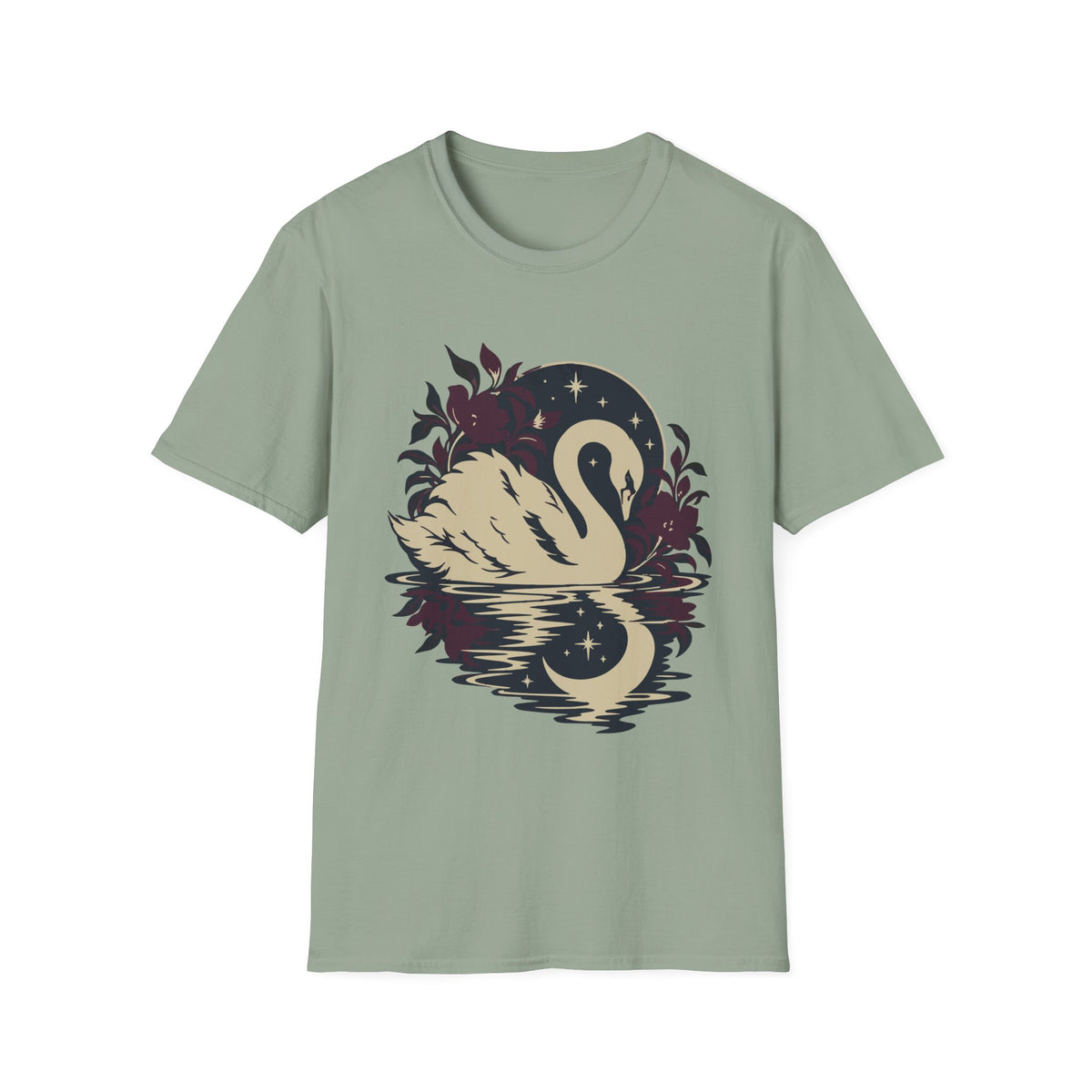Moonlit Swan Tee – Everyday Softstyle