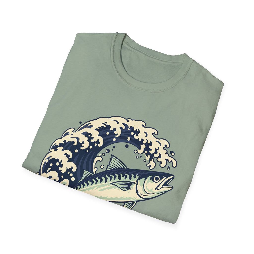 Mackerel Wave Tee – Everyday Softstyle