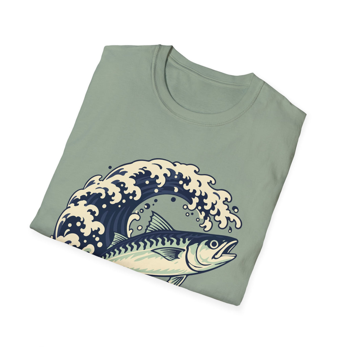 Mackerel Wave Tee – Everyday Softstyle