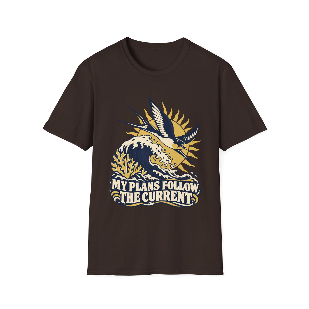 My Plans Follow the Current Tee – Everyday Softstyle