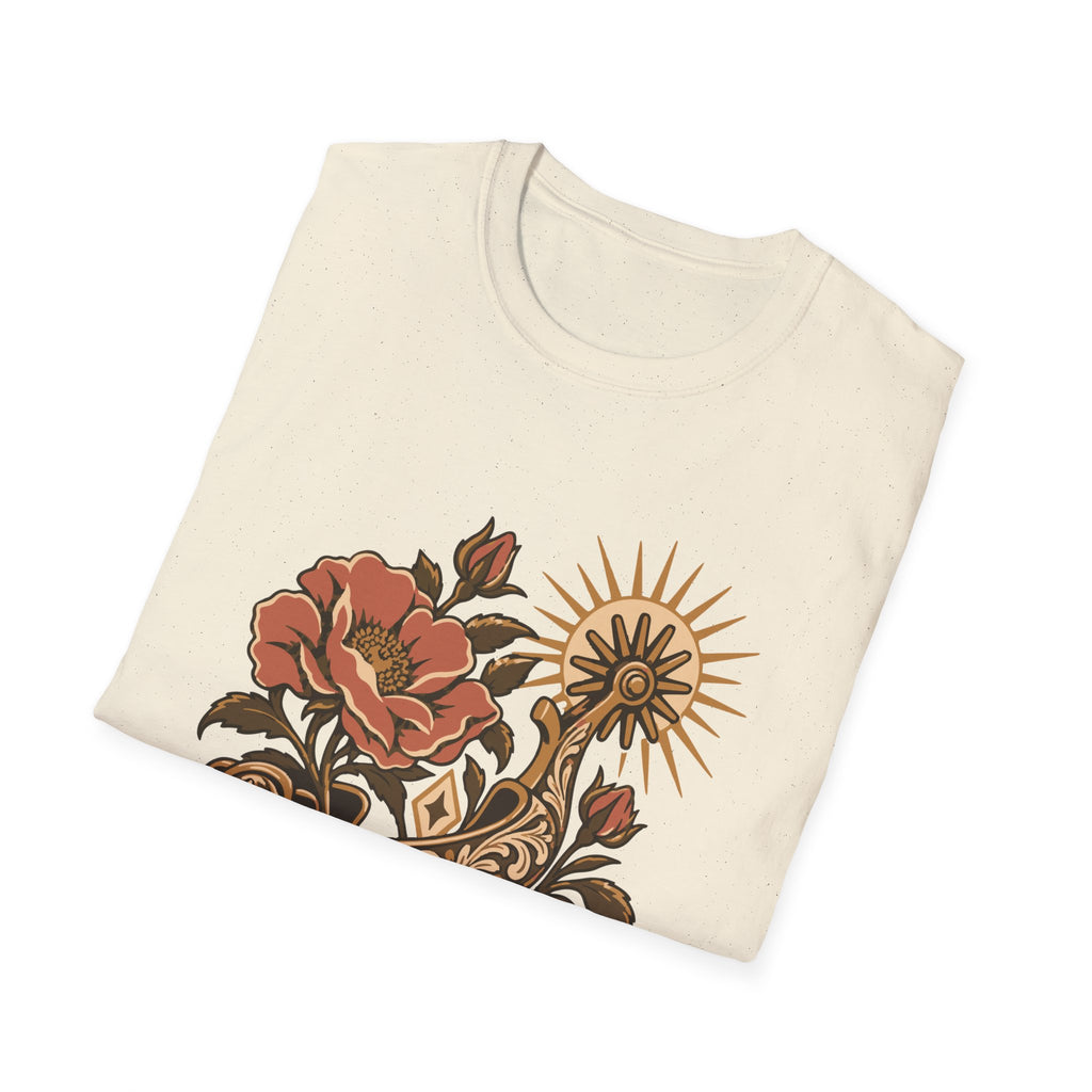 Western Rose Spur Tee – Everyday Softstyle