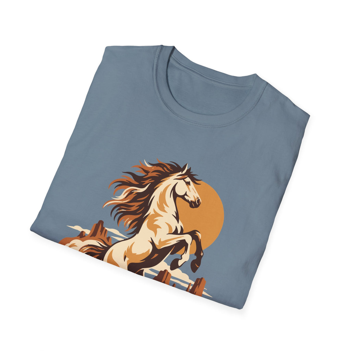 Mustang Sunset Tee – Everyday Softstyle
