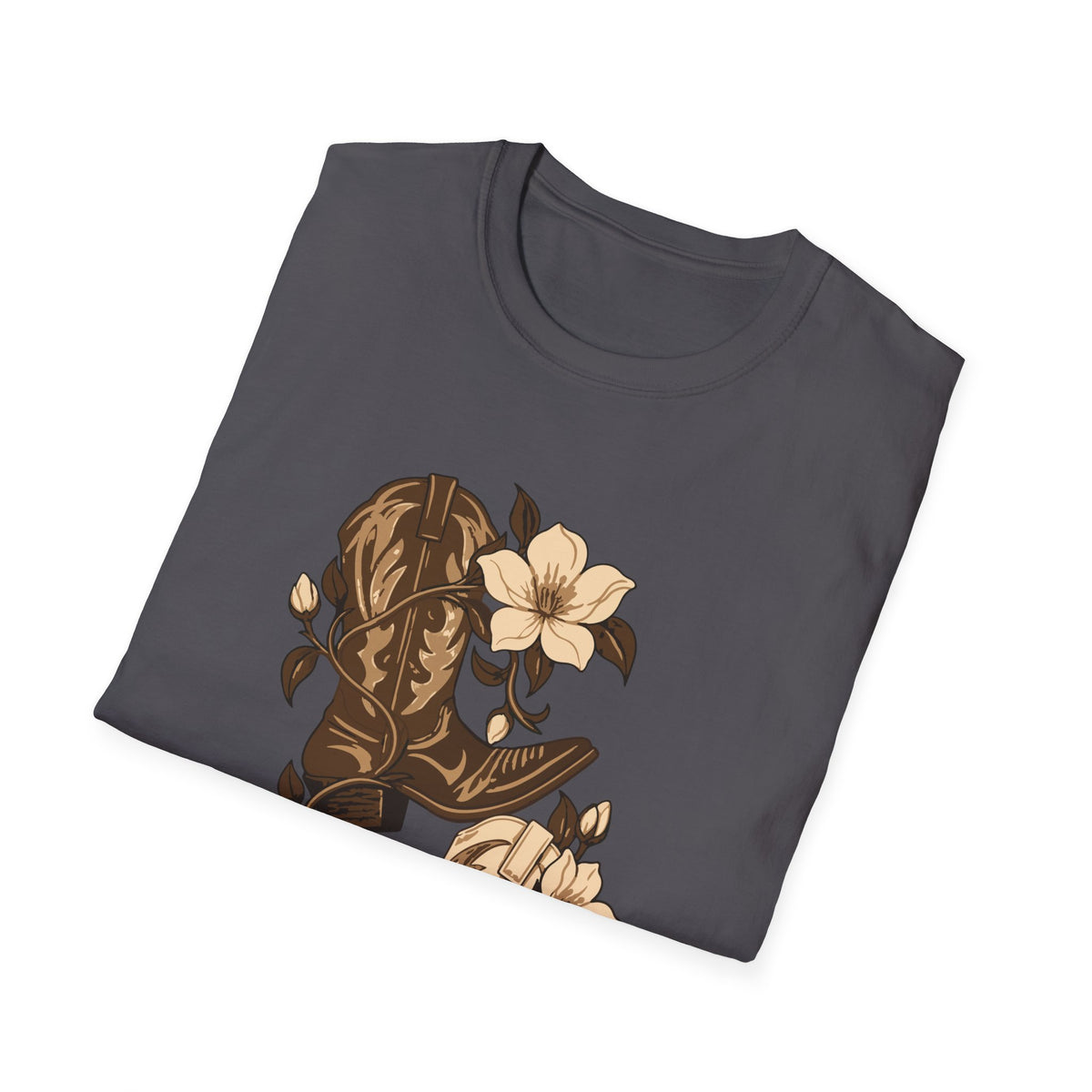 Blooming Boots Tee – Everyday Softstyle