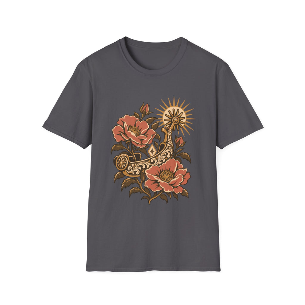 Western Rose Spur Tee – Everyday Softstyle