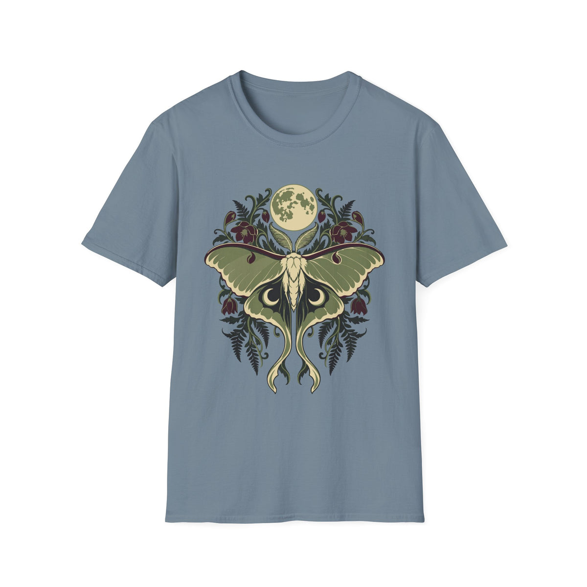 Luna Moth Moon Tee – Everyday Softstyle
