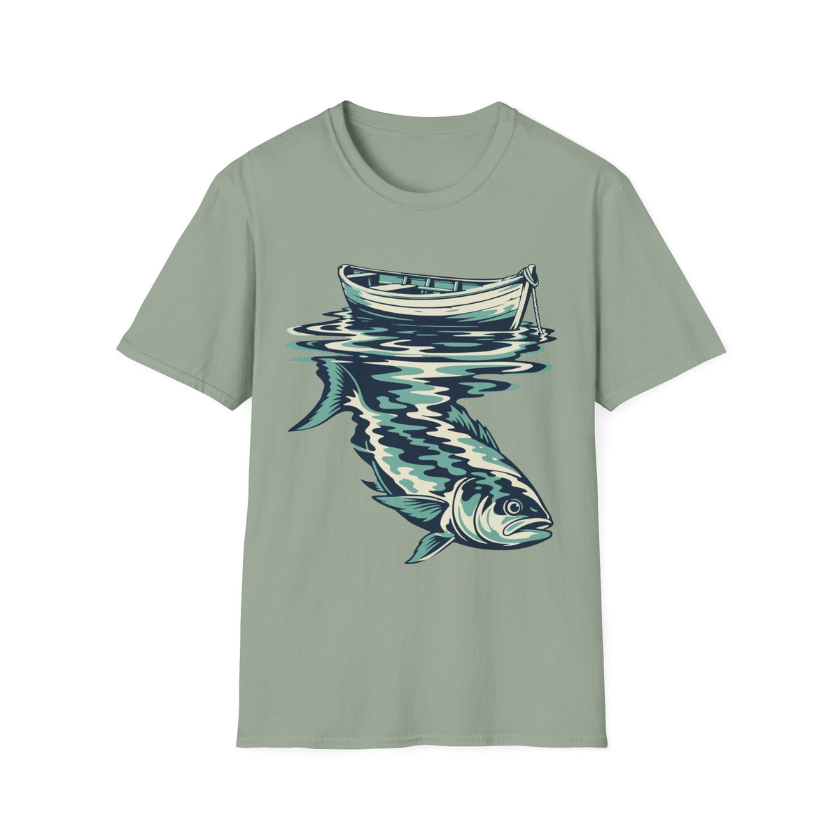 Rowboat Reflection Tee – Everyday Softstyle