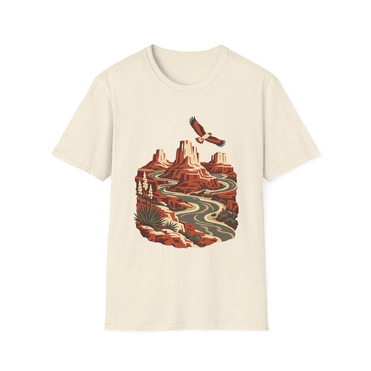 Canyon River Hawk Tee – Everyday Softstyle