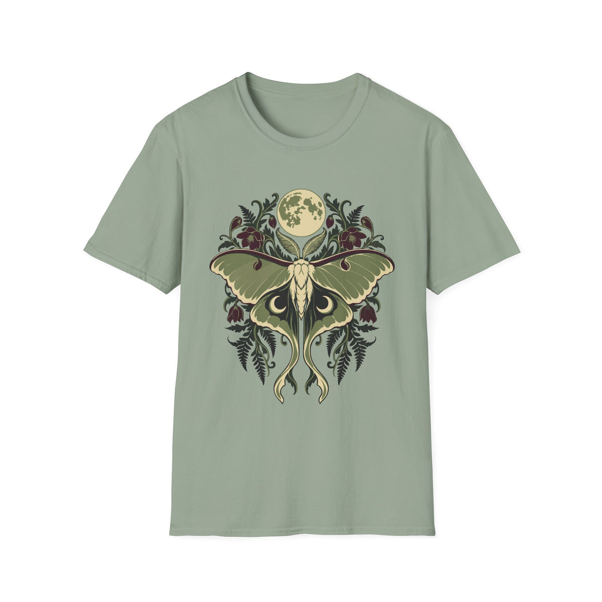 Luna Moth Moon Tee – Everyday Softstyle