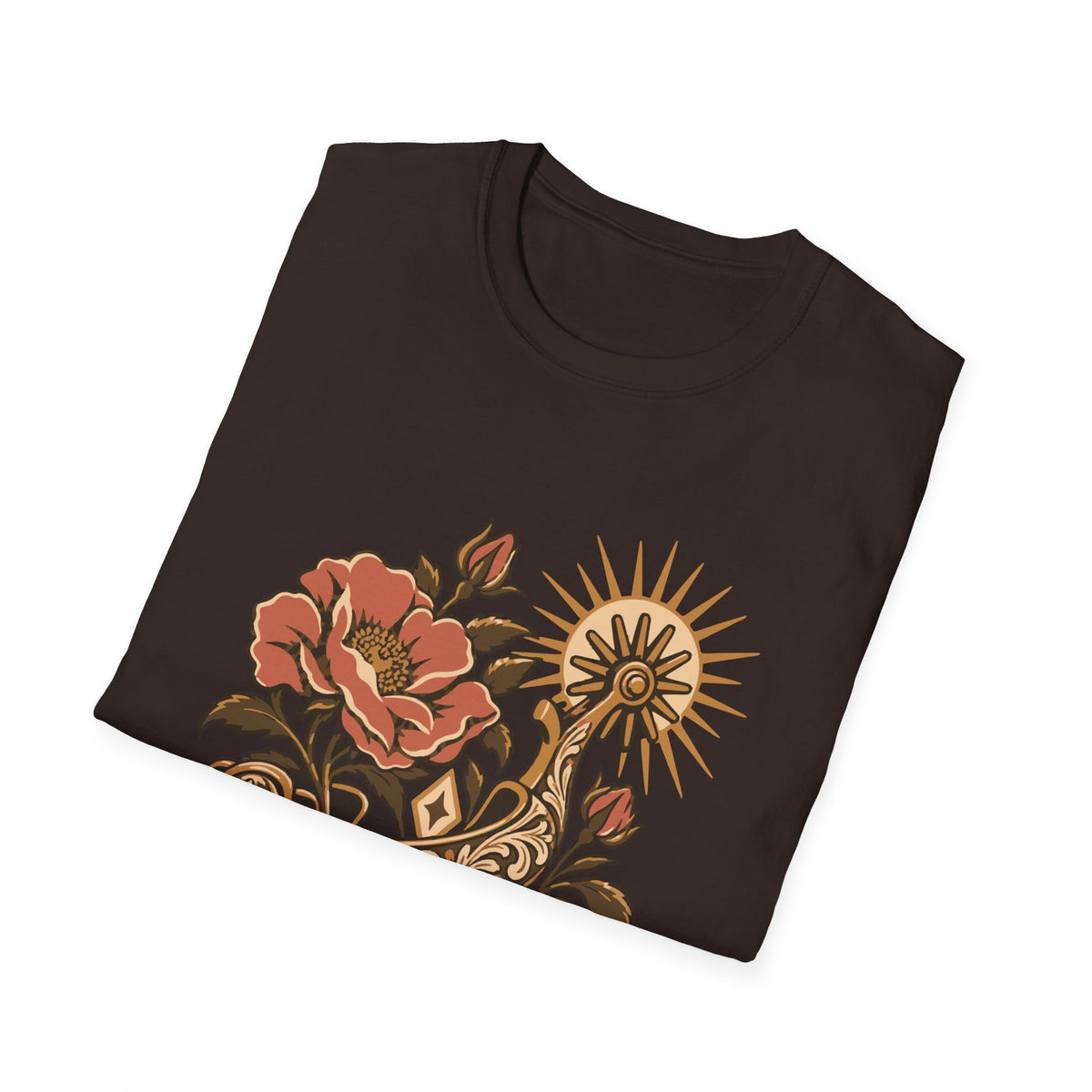 Western Rose Spur Tee – Everyday Softstyle