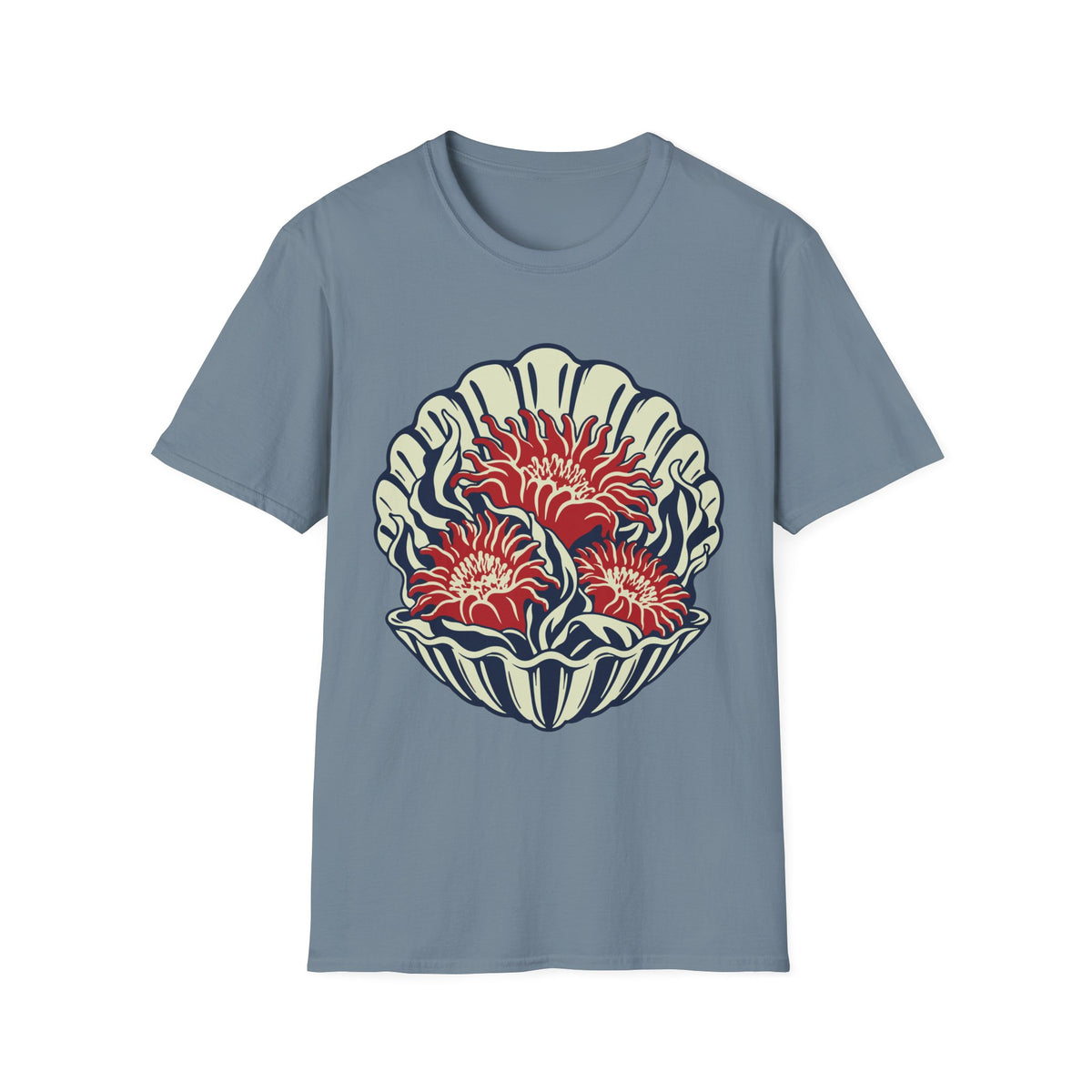 Sea Anemone Shell Tee – Everyday Softstyle
