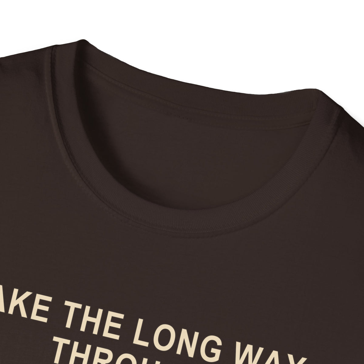 Take the Long Way Through Tee – Everyday Softstyle