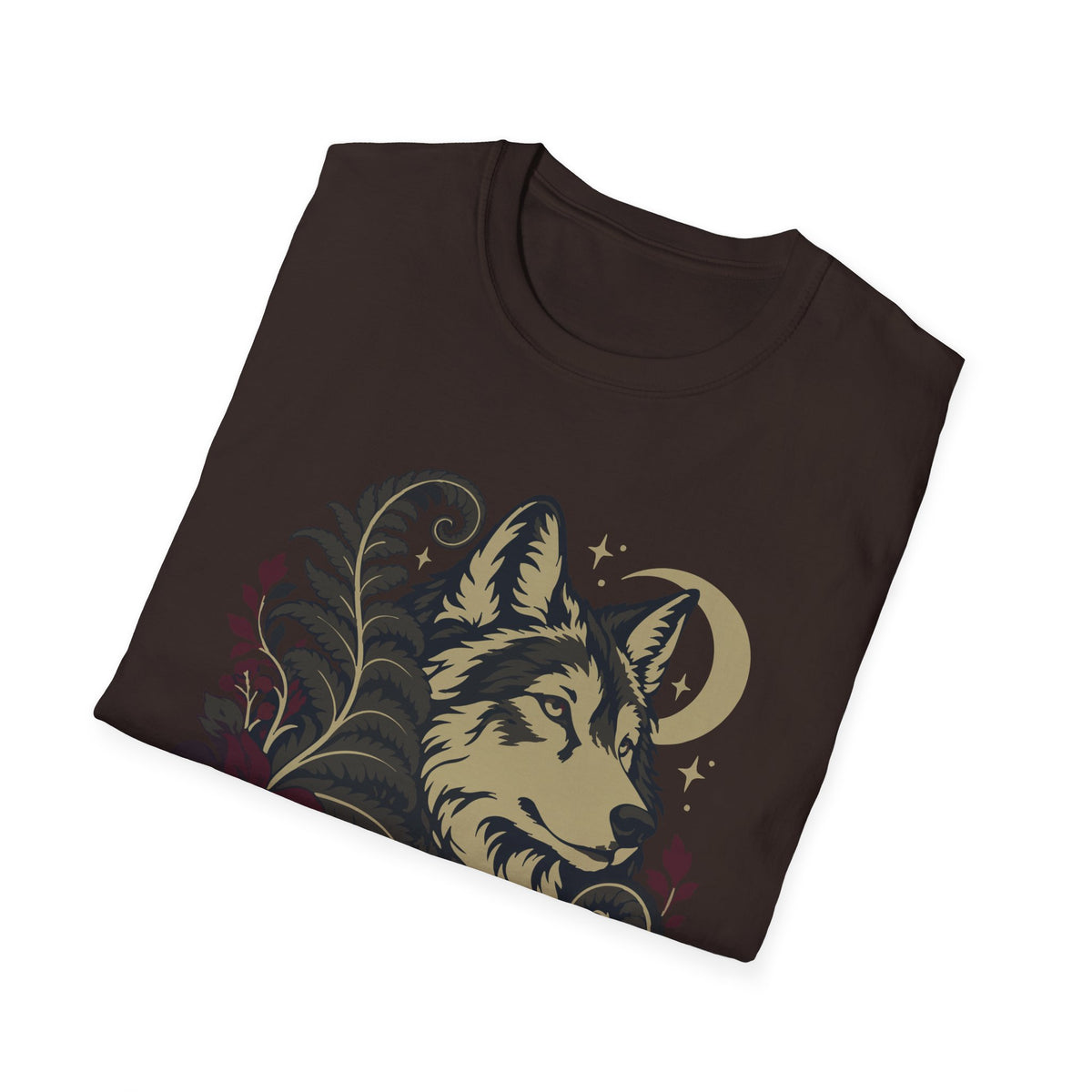 Moonlit Wolf Tee – Everyday Softstyle
