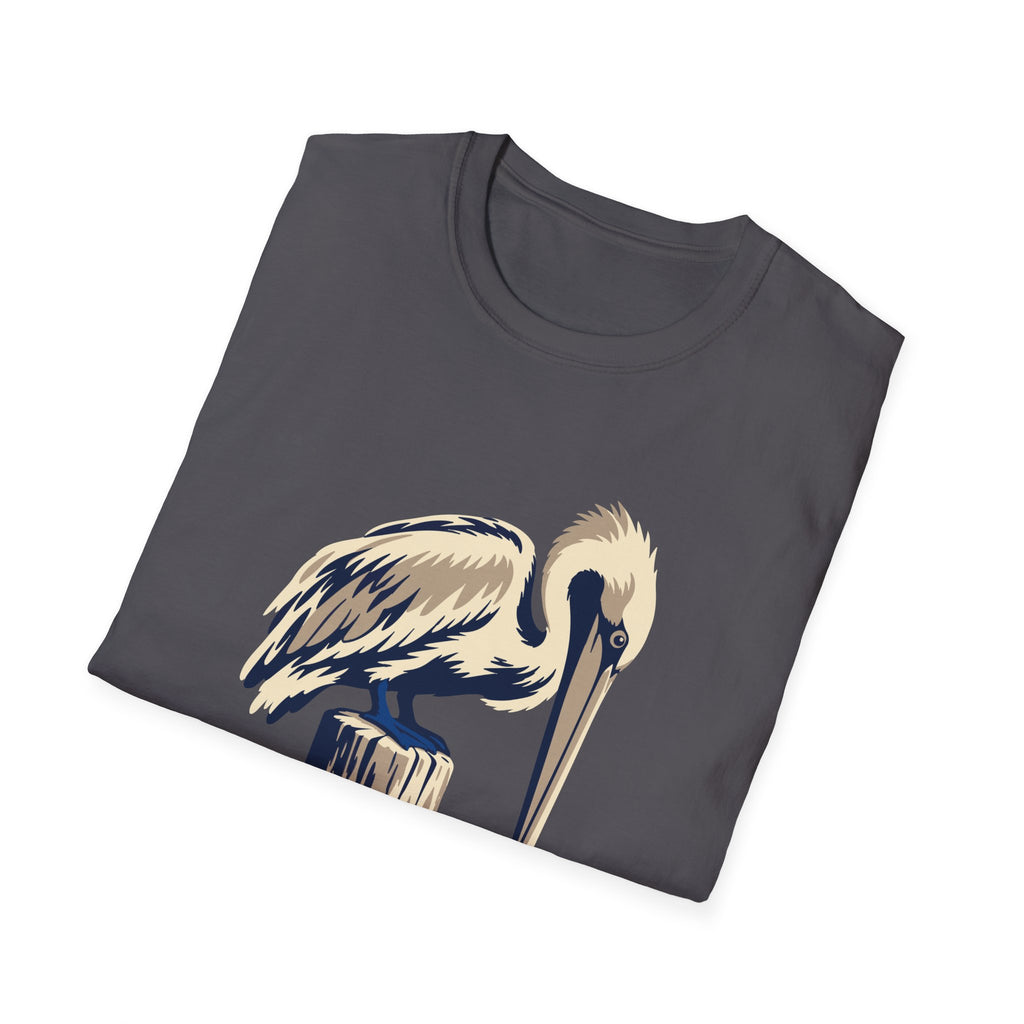 Pelican on a Piling Tee – Everyday Softstyle