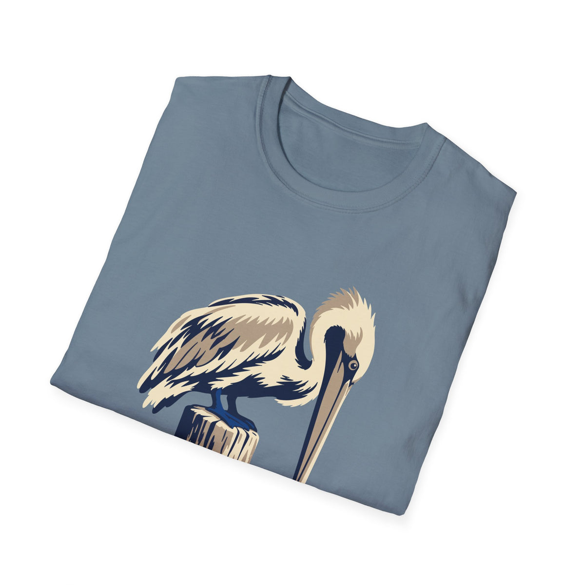Pelican on a Piling Tee – Everyday Softstyle