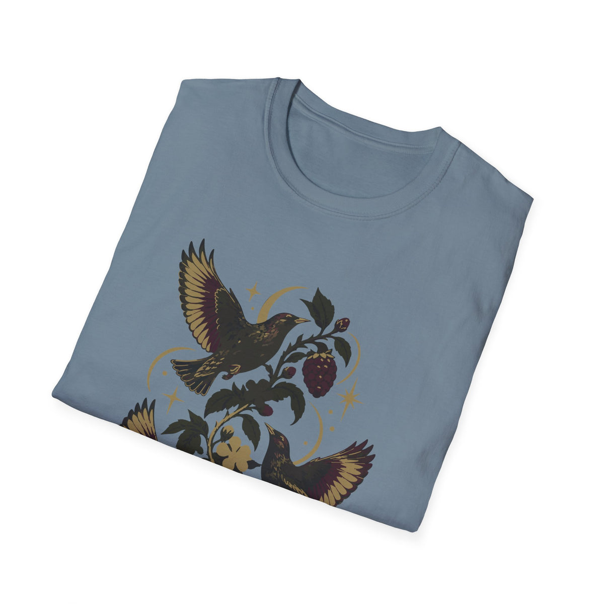 Blackbirds and Bramble Tee – Everyday Softstyle