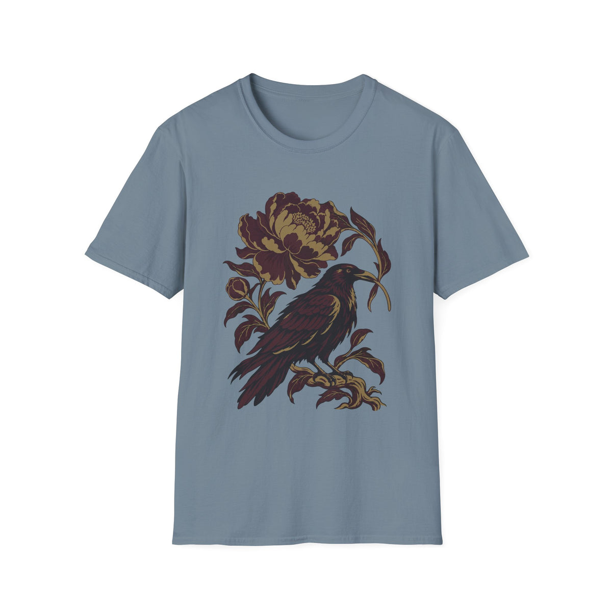 Raven and Peony Tee – Everyday Softstyle