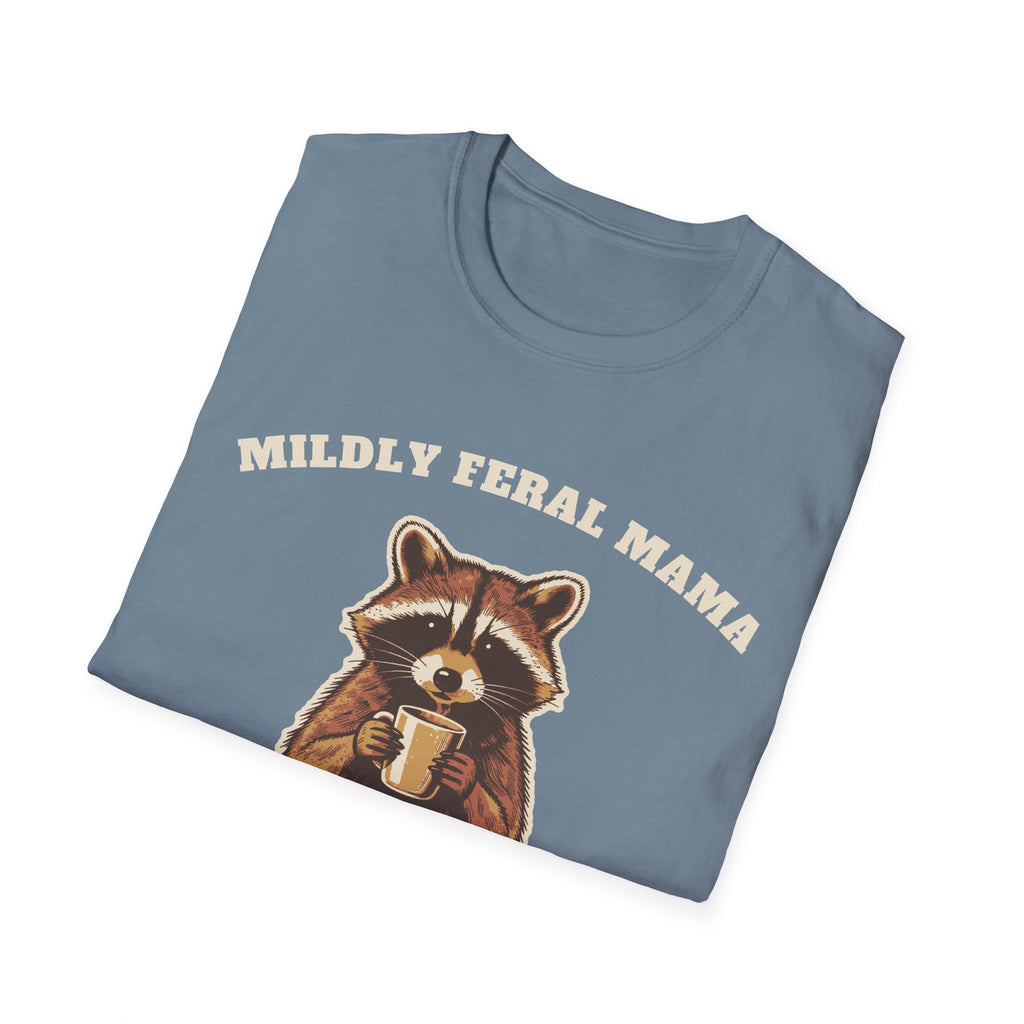Mildly Feral Mama Tee – Everyday Softstyle