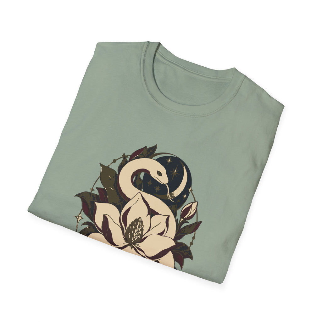 Serpent and Magnolia Tee – Everyday Softstyle