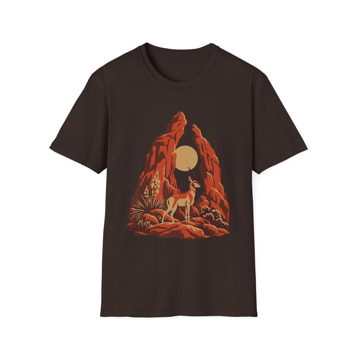Red Rock Pronghorn Tee – Everyday Softstyle